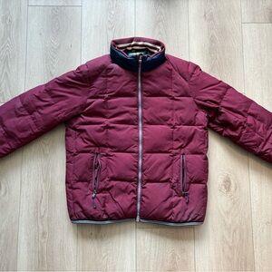 Tommy Hilfiger Burgundy Puffer Jacket